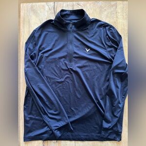 Callaway Navy Blue Quarter-Zip Performance Pullover